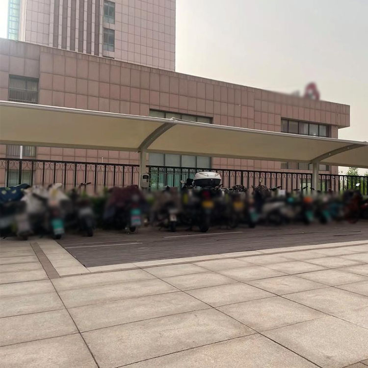 达州膜结构电动车棚