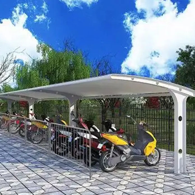 达州膜结构电动车棚